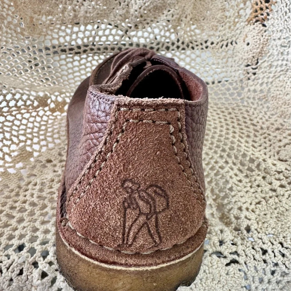 Clarks Originals Brown Leather Trek Shoes